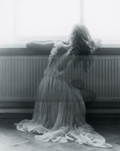 ghost girl nightgown, melancholic